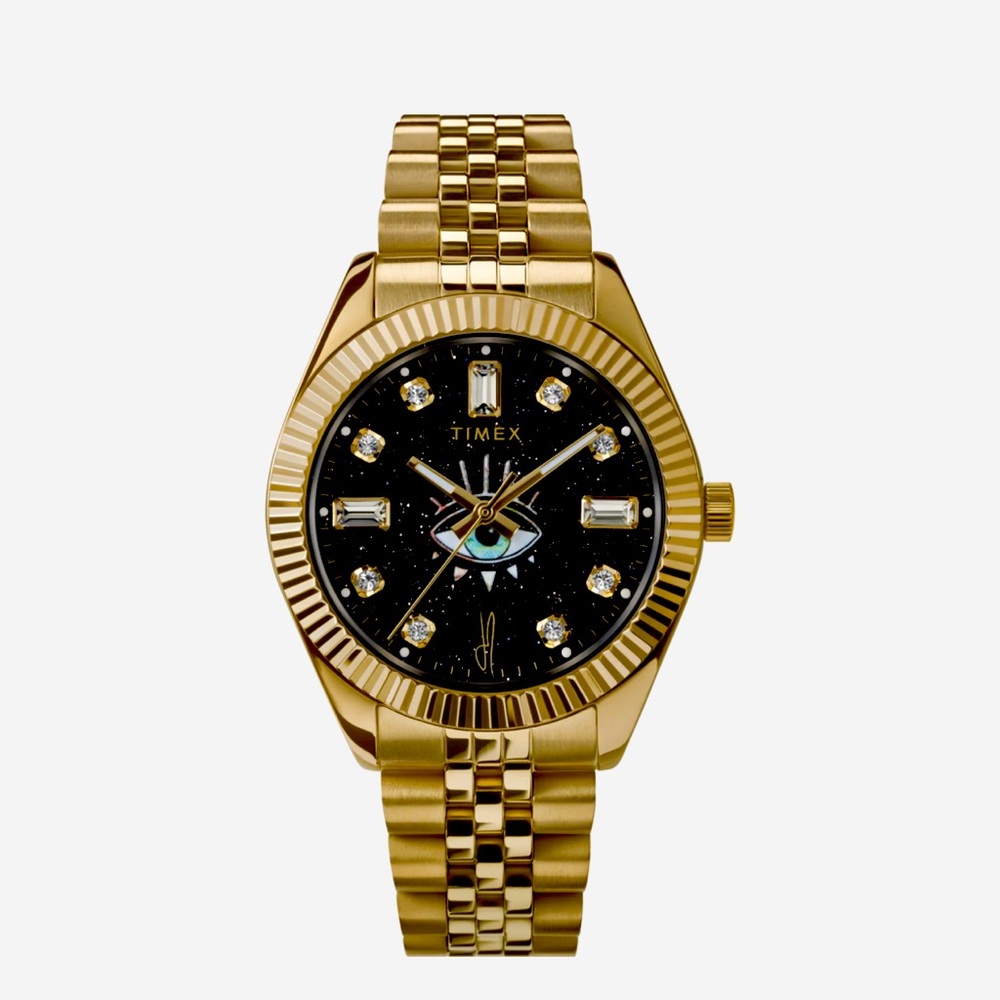 Timex x Jacquie Aiche 36mm Stainless Steel Bracelet Watch